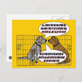 She Kicked Postkarte (Vorne/Hinten)