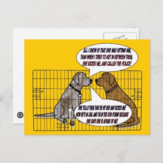 She Kicked Postkarte (Vorne/Hinten)