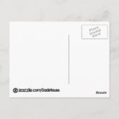 She Kicked Postkarte (Rückseite)