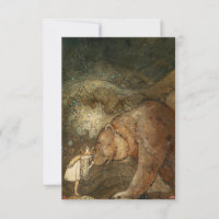 "She Kissing the Bären" von John Bauer