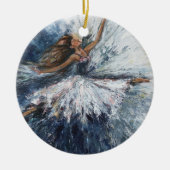 "She Leaps" Art Ornament (Vorne)