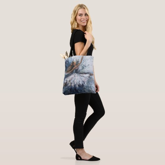 "She Leaps" Art Tote Bag Tasche (Am Model)