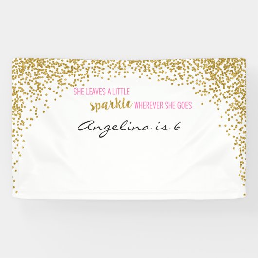 She leaves zu little sparkle she wherever goes banner (Horizontal)