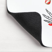 She Likes My Candy Cane Skeleton Couples Christmas Mousepad (Ecke)