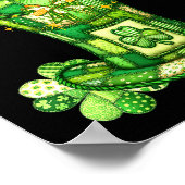 She Likes My Lucky Charm Irish Couple Patricks Day Poster (Ecke)