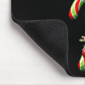 She Loves My Candy Cane I Like Her Peppermint Xmas Mousepad (Ecke)