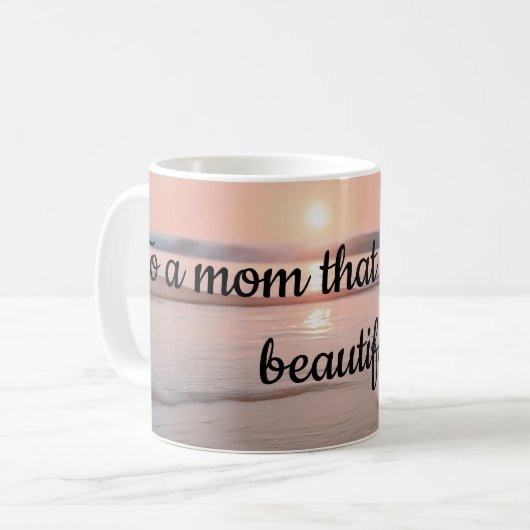 She makes life beautiful kaffeetasse (Vorderseite Links)