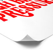 She Means High Blood Pressure I Still Give Him But Poster (Ecke)