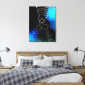 she - negativo - efeito leinwanddruck (Insitu (Schlafzimmer))