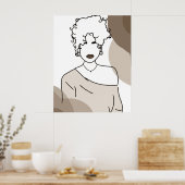 she - old poster (Küche)