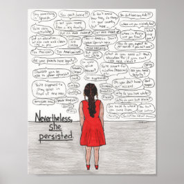 She Persisted (Latina) Poster