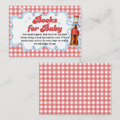 She Ready Pop Soda Baby Shower Windel-Raffle Begleitkarte (Vorne/Hinten)