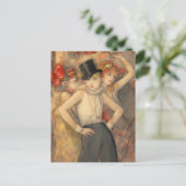 She Represents Art by Jeanne Mammen Postkarte (Stehend Vorderseite)