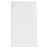 She Rises. Always — Minimalist Empowerment Design Kleine Geschenktüte (Rückseite)