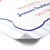 She’s a Catch Lobster Bachelorette Welcome Poster (Ecke)