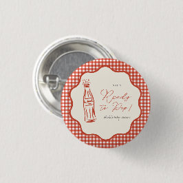 She’s ready to pop baby shower button