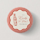 She’s ready to pop baby shower button (Vorderseite)