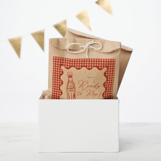 She’s ready to pop baby shower geschenktütchen (Party)