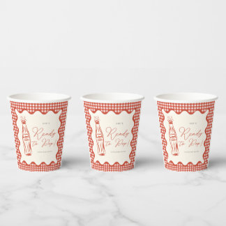 She’s ready to pop baby shower pappbecher