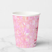 She’s Ready To Pop Girl Baby Shower Pappbecher (Rechts)