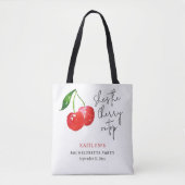 She’s the Cherry on Top 🍒 Bachelorette Party Tasche (Vorderseite)