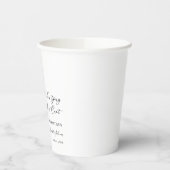 She’s Tying The Knot Black Bow Bridal Shower Pappbecher (Links)