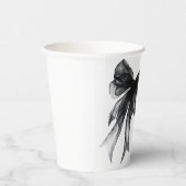 She’s Tying The Knot Black Bow Bridal Shower Pappbecher (Rechts)