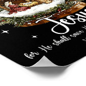 She Shall Bring Forth A Son Jesus Christmas Nativi Poster (Ecke)