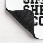 She Shoots She Scores Soccer Quote For Girls Women Mousepad (Ecke)