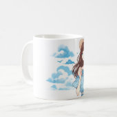 She Smiles in Summer マグカップ Kaffeetasse (Vorderseite Links)