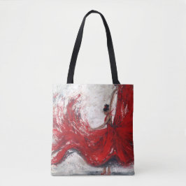 "She Twirls" Art Tote Bag Tasche