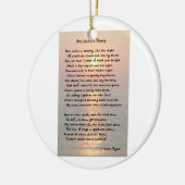 "She Walking in Beauty" Byron Ornament (Links)