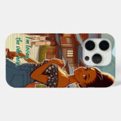 She Walks Through the Sunset Case-Mate iPhone Hülle (Rückseite (Horizontal))