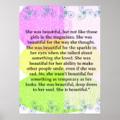 She was beautiful === quote poster (Vorne)