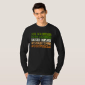 She Was Born And Raised In Wishabitch Woods Camper T-Shirt (Vorne ganz)