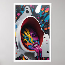 She Was Hot Enough to Melt Your Face Off Poster