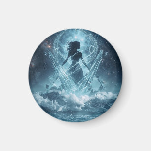 She Who Rises from the Crystal Sea Magnet