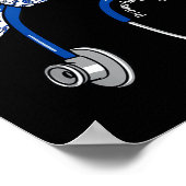 She Works With Willing Hands Proverbs 31 13 Christ Poster (Ecke)