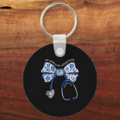 She Works With Willing Hands Proverbs 31 13 Christ Schlüsselanhänger (Vorderseite)