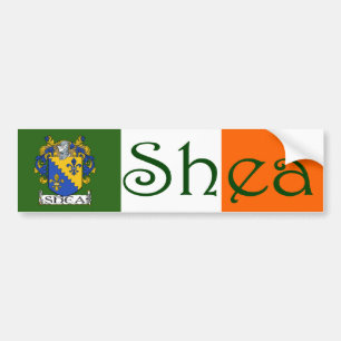 Shea Coat of Arms Flag Autoaufkleber