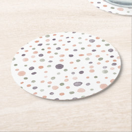 Shea Confetti Watercolor Dots Paper Untersetzer