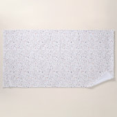 Shea Confetti Watercolor Dots Strandtuch (Vorderseite)
