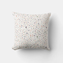 Shea Confetti Watercolor Dots Throw Kissen