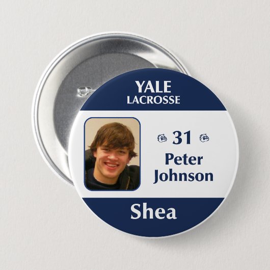 Shea - Peter Johnson Button (Vorne & Hinten)