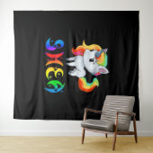 Shea Unicorn Wandteppich (Beispiel (Horizontal))