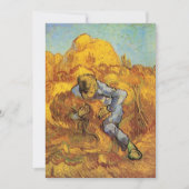 Sheaf Binder (nach Millet) von Vincent van Gogh (Vorderseite)