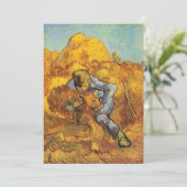 Sheaf Binder (nach Millet) von Vincent van Gogh (Stehend Vorderseite)