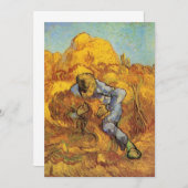 Sheaf Binder (nach Millet) von Vincent van Gogh (Vorne/Hinten)