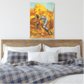 Sheaf Binder (nach Millet) von Vincent van Gogh Leinwanddruck (Insitu (Schlafzimmer))
