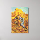 Sheaf Binder (nach Millet) von Vincent van Gogh Leinwanddruck (Vorderseite)